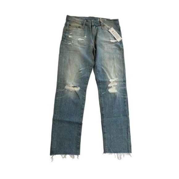 AG Adriano Goldschmied The Ex-Boyfriend Slouchy Slim Jeans in Blue Denim